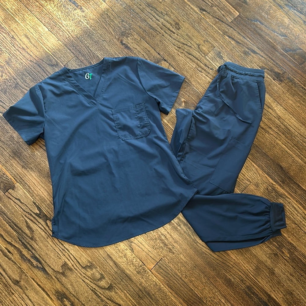 Dark Grey Scrub set Size Small